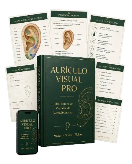 Kit completo Aurículo Visual Pro: libro, mapas, guías, fichas, checklist y acceso digital